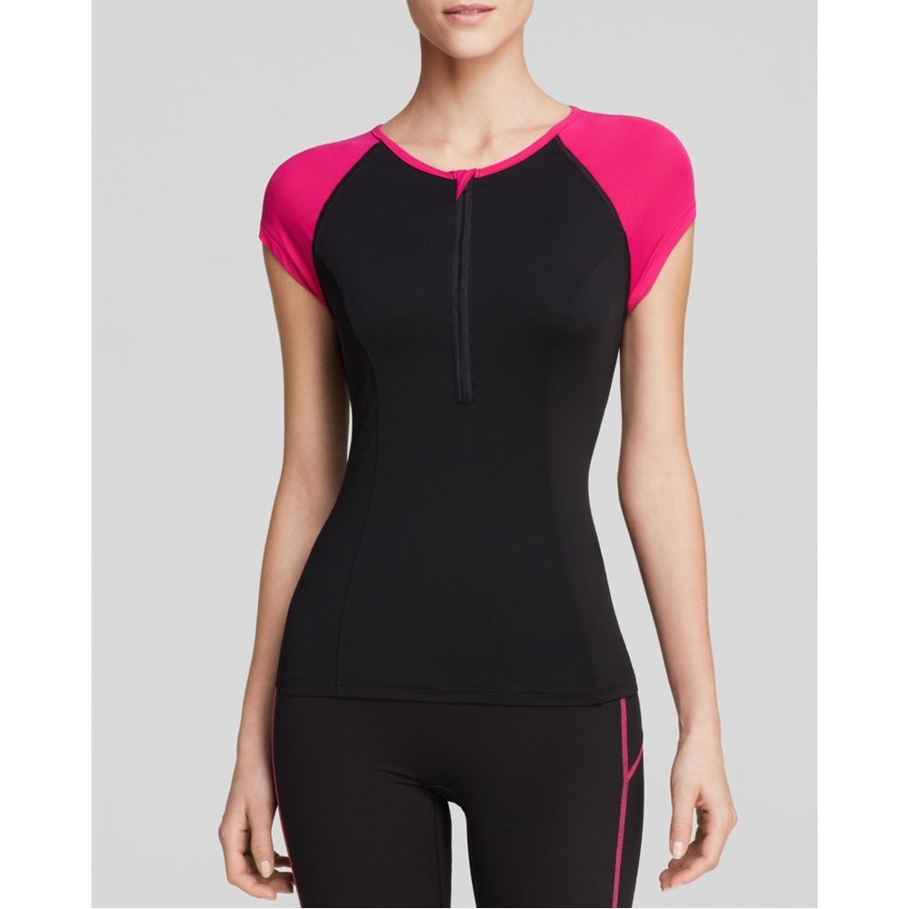 SPANX Active Cap Sleeve Exercise Top Size Medium